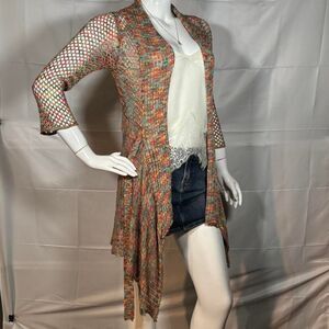 Neslay Paris Multicolor Open-Knit Cardigan🤍 - Size S/M